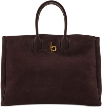 Burberry medium Rocking Horse tote bag - women - Calf Suede/Calf Leather/Calf Leather - One Size - Brown