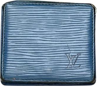 Louis Vuitton Pre-owned Wallet - unisex - Vintage Accessoires - Blauw - ONE Size - Leer - Vintage