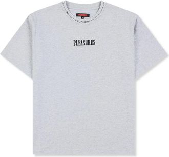 Pleasures Tops, Heren, Grijs, L, Katoen, Short Sleeve Boxy Tee