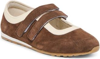 Dolce Vita Swan Mary Jane Sneaker in Dark Brown Suede at Nordstrom, Size 12
