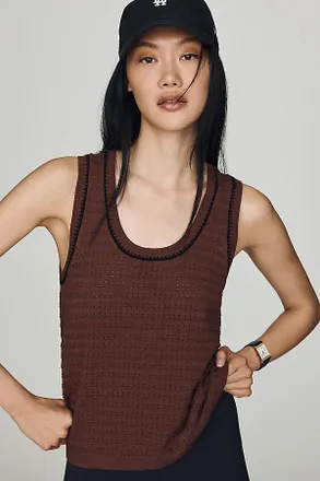 Varley Gideon 100% Cotton Knit Tank Top
