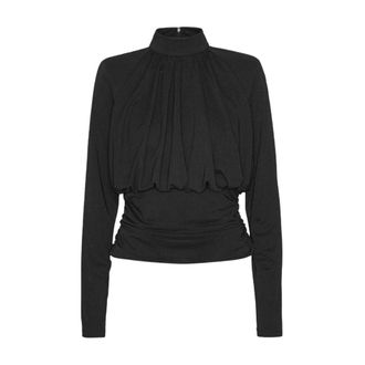 Rotate Rotate Birger Christensen, Dames, Blouses & Shirts, Zwart, Maat: L