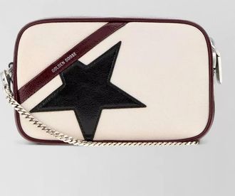 Golden Goose mini star leather clutch bag