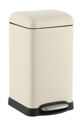 Happimess Betty Retro Mini 3.2-Gallon Step-Open Trash Can in Limestone Beige at Nordstrom, Size Small