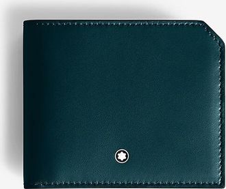 Montblanc Brieftasche aus Glattleder Soft 6cc Dark Pool