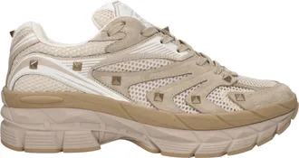 Valentino Garavani Sneakers Ms 2960 Uomo Tessuto Beige/Mousse