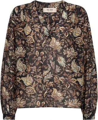 Mos Mosh Blouses - Dames - Blouses - Veelkleurig - S - Overhemden
