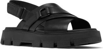 Sorel REIN CB Crisscross Sandal in Black/Black at Nordstrom, Size 8.5