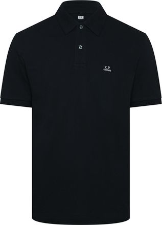 C.P. Company Mens Stretch Piquet Polo Shirt in Navy Cotton - Size X-Large