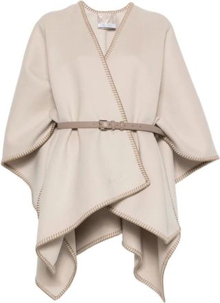 Max Mara Dames, Jassen, Beige, Maat: ONE Size Zijde
