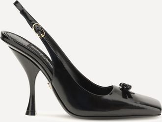 Dolce & Gabbana Leather Slingback Pumps Female 38.5