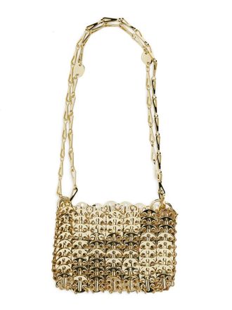 Paco Rabanne Womens Shoulder Bag Iconic Gold