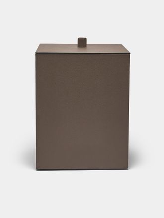 Giobagnara Walter Leather Wastepaper Bin
