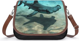 Generic Hammerhead Shark Crossbody Bags for Women Shoulder Messenger Bag Purse Handbags