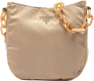 Prada Pre-owned Prada Tessuto Resin Chain Shoulder Bag Ladies 1J6EG5W4V9LOW6PM
