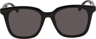 Gucci Grey Square Ladies Sunglasses GG1000SK 001 55