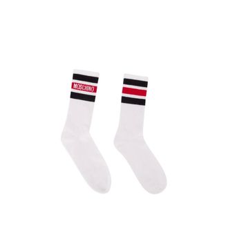 Moschino Intarsia Terry Socks - unisex - Moschino - Socks - Multicolor - ONE SIZE - Underwear