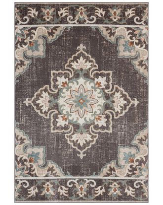 LR Home Lr Home Medallion Floral Indoor/Outdoor Performance Area Rug
