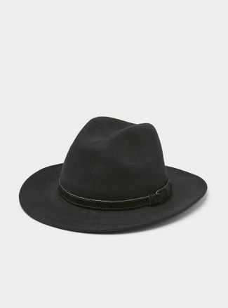 Le 31 Mens Classic supple felt Fedora Hat