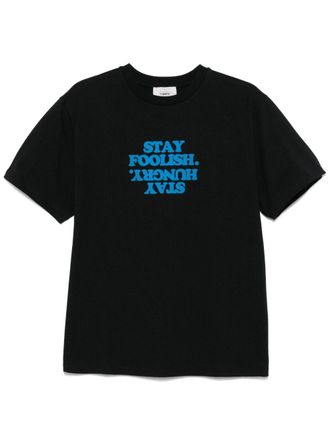 【関税込み】Coperni ブラック Speakers Tシャツ Coperni logo-print Cotton T-shirt | Black | FARFETCH BH