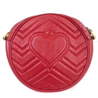 Gucci Pre-owned Cross Body Bags, female, Red, Size: ONE SIZE Pre-owned