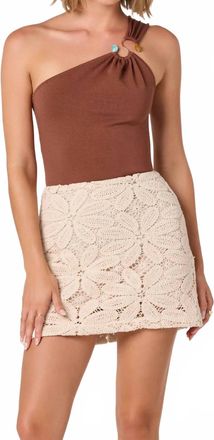 Astr Womens Ania Sweater Top In Brown
