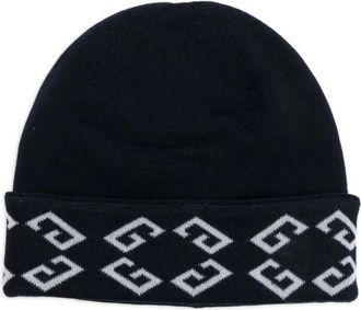 Givenchy Beanie - Heren - Hoeden - Blauw - ONE Size - Accessoires