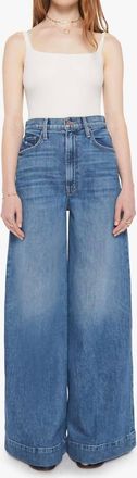 Mother Headliner Denim Wide Leg Jeans In Tambourine Man