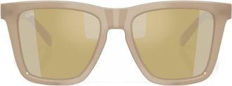 Costa Sunrise Silver Mirror Square Unisex Sunglasses 6S2015 201505 54