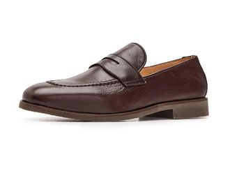 Peter Millar Madison Penny Loafer Mens Shoes Chocolate : 11.5 M, Leather