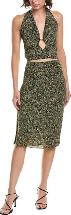 Isabel Marant Printed Jersey Midi Skirt