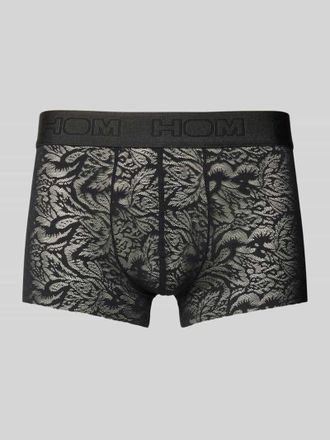 HOM Trunks mit elastischem Logo-Bund in Black, Gr&ouml;&szlig;e L
