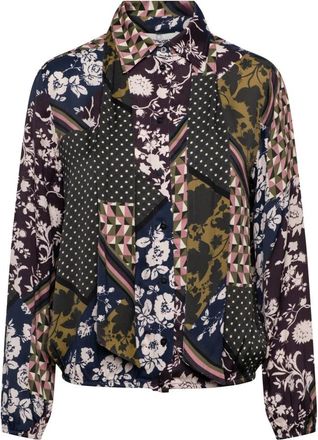 &Co Woman Viscose Blouse - Dames - Blouses & Shirts - Veelkleurig - Maat: XL Viscose