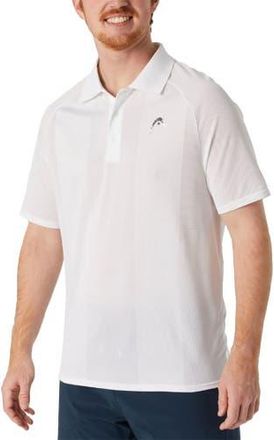 Head Performance Mens Tennis Polo Shirt in White at Nordstrom, Size Medium