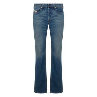 Diesel Flared Jeans, male, Blue, Size: W32 Larkee Jeans