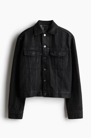 H&M Jeansjacke - Schwarz