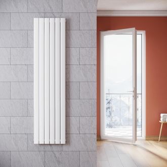 Elegant Lighting Elegant - Radiadores De Agua Caliente 1800 X 465 X 48 Mm,radiador De Sal&oacute;n Potencia 804 W,doble Capa Vertical,conexiones Centrales G 1/2 - Blanco