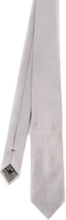 Emporio Armani Cravatta testurizzata - - Accessories - Uomo - Grigio - ONE SIZE