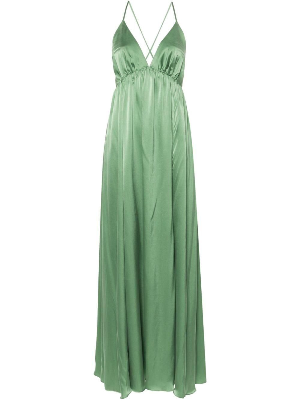 slim fit dress slacks Zimmerman Lexi Tie Mini Dress Green Palm – blueandcream main image 0