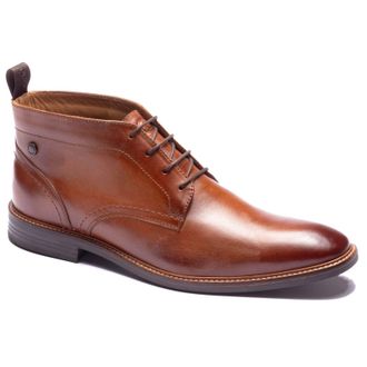 Base London Belgrave Leren Heren WASHED TAN Enkellaarzen