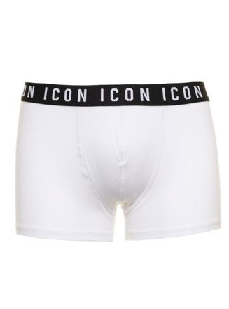 Dsquared2 White Stretch Cotton Briefs