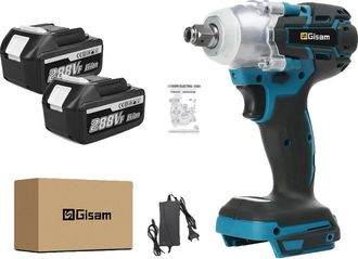 OEM Llave De Impacto El&eacute;ctrica, Motor Sin Escobillas, Fuente De Alimentaci&oacute;n De 18 V, 2 Bater&iacute;as