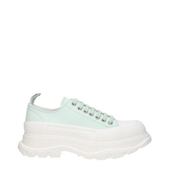 Alexander McQueen Alexander McQueen Sneakers Uomo Pelle Verde/Acqua
