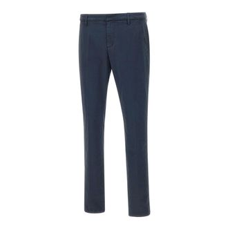 Dondup Slim-fit Trousers, male, Blue, Size: W40 Gaubert Trousers