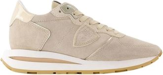 Philippe Model Tropez Haute Low Sneakers - Dames - Sneakers - Roze - 37 EU - Leer - Schoenen