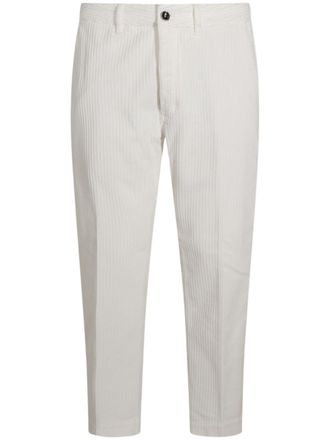 Nine In The Morning Textured Vertical Stripe Straight-Leg Pants
