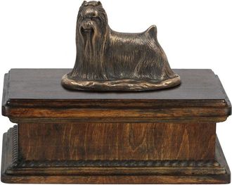 OEM Yorkshire Terrier, York, York, Yorkie - Urna Para Cenizas De Perro, Urna Cl&aacute;sica Con Estatuilla, Urna Elegante Con Perro De Art-dog