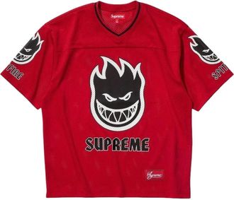 SUPREME x Spitfire SS26 Football Jersey Red SUP-SS26-338-RED