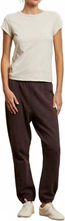 perfectwhitetee Stevie Sweatpant In Cocoa