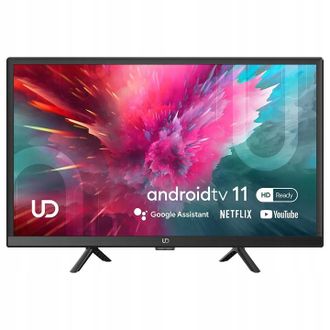 OEM Smart Tv De 24 Tv Ud 24w5210s D Led Android 11 Dvb-t2 Hevc Chromecast